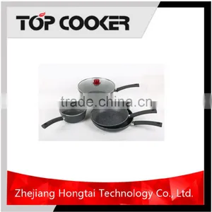 Forged Aluminum Stone Coated Cookware Set thumbnail-2