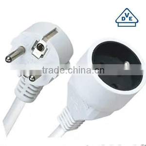 NF Approval French Extension Cord/VDE Approval Male Female ac Power Plug thumbnail-1