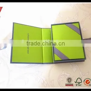 High Quality Custom Made Paper Cardboard Gift Box With Ribbon thumbnail-3