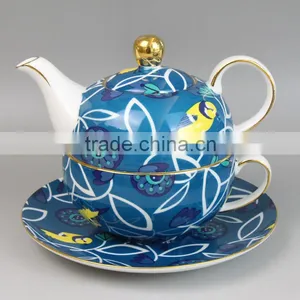 China Suppliers Drinkware Ceramic Tea Pot Sets for One thumbnail-1