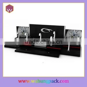 Black Wood Strap Display Case/ Display Stand for Watches , OEM Accept thumbnail-1