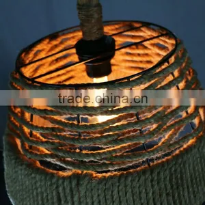 Hot Model Lee Broom Hemp Rope Bulb Replica Chandelier thumbnail-3