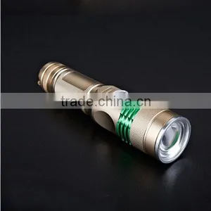 Muti-Funciton Aluminum Flashlight Rechargeable LED Flash Torch Light Long Range thumbnail-6