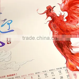 2016 Ink Auspicious Calendar Custom Full Color Printing Table Calendar, Table Calendar Wholesale thumbnail-2