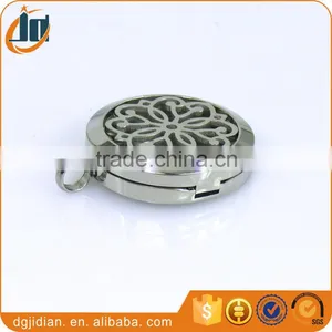 Stainless Steel Perfume Locket Aromatherapy Essential Oil Diffuser Necklace thumbnail-1