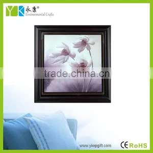Elegant Wooden Frame Handmade Modern Beautiful Flower Painting thumbnail-6