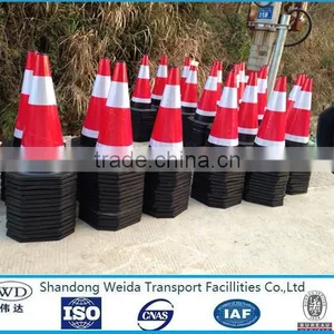 Traffic Safety Barrier, Rubber Cone Barrier thumbnail-1