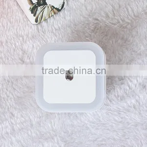 US EU AU Mini LED 0.5W Night Light Control Auto Sensor Baby Bedroom Lamp Square Four Color Led Light AC110-220V LED Night Light thumbnail-3