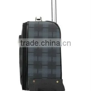 14 Inch , 4 Wheels , Soft PVC Case , Nylon Zipper Trolley Travel Luggage Bag thumbnail-3