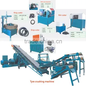 Waste Tire Recycling Line Used Tire Crush Machine thumbnail-1