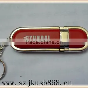 Most Popular Good Quality Oem Usb Sticks Leather Usb Flash Key thumbnail-1