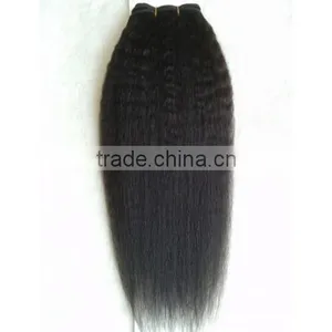 Kinky Straight Human Hair Wefts, Brazilian Hair Extension thumbnail-1