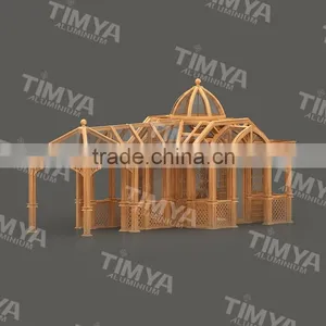 Nice Sound Insulation And Decoration Nature Aluminum Alloy Portable Sunroom thumbnail-5