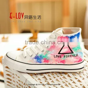 NO.Z108C Customized Fashional Wholesale Comfortable Fancy Stylish New Design Canvas High Top Sneakers Shoes 2016 thumbnail-4