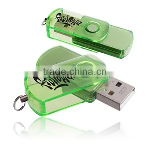 Transparent Rotary Clip 512MB Usb Flash Drive thumbnail-1
