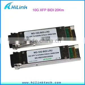 10G BiDi 1270/1330 20km XFP With Simplex LC Connector,SM DDM Cisco Compatible thumbnail-1