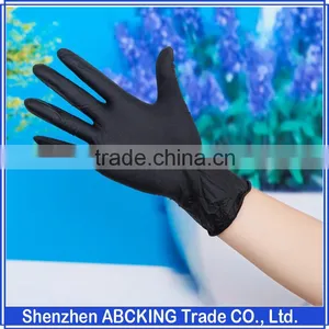 100pcs/Pack Disposable Black Nitrile Gloves Black Medical Exanination Golvoes thumbnail-1