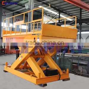 3.5ton Warehouse Hydraulic Scissor Loading Dock Lift Platform thumbnail-3