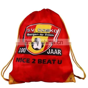 210D Polyester Drawstring Backpack thumbnail-1