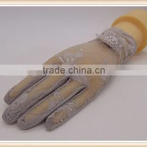 Ladies Evening Party Dress White Lace Gloves For Summer Dress thumbnail-3