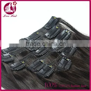 Grade 8A Virgin Hair 100g 8-32inch In Stock Top 10 Hair Straighteners Clip In Hair Extensions For Black Women thumbnail-5