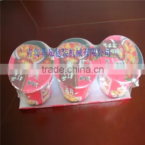 Full Automatic Instant Noodle Cup Shrink Wrapping Machine thumbnail-2