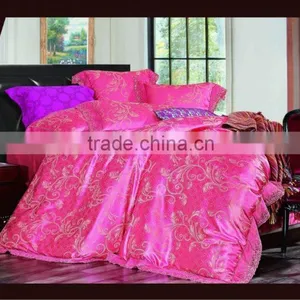 Hot Sale Jacquard Bedding Set Hotel Bed Linen Set,pure Colour thumbnail-1