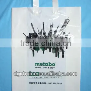 Custom Logo Machine Made Shopping Plastic Bags thumbnail-1