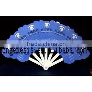 Promotional Folding Plastic Fans/ Mini Led Fans thumbnail-1