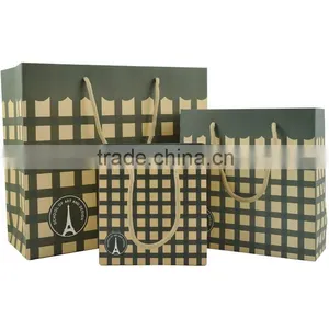 Brown Kraft Recyclable Apparel Packaging Paper Bag thumbnail-1