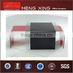 Hi-tech Innovative Metal and Glass Office Desk/office Table thumbnail-2
