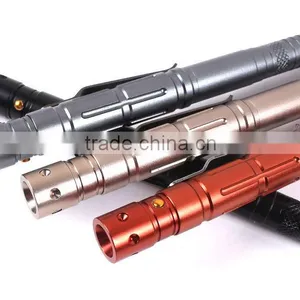 2016 Hot Selling Good Quality Tactical Pen With Tungsten Steel Head and LED Flashlight thumbnail-3