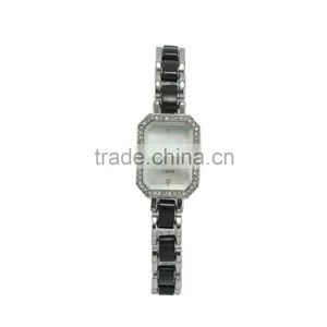 New Models Fashion Square Silicone Band Diamond Watch Women Bracelet thumbnail-3
