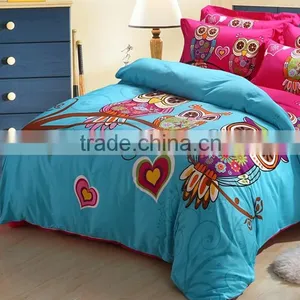 Nantong Supplier Owl Bedding Set , 3d Bedding Sets Comforter/duvet/quilt Cover Bed Sheet thumbnail-6