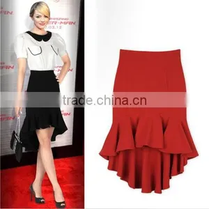 Stylish Ladies Women Fashion Sexy Irregular Fishtail Slim Skirt thumbnail-1