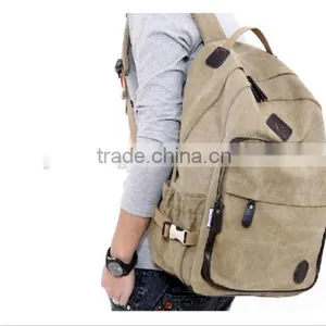 2015 Design Canvas Backpack Fashion School Bags thumbnail-2