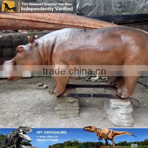 My Dino-C021 Outdoor Plaza Fiberglass Hippo Statue on Sale thumbnail-2