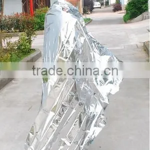 Hot Selling Delicate Silver Thin Emergency Blanket Survival Rescue Blanket Outdoor Life-saving thumbnail-6