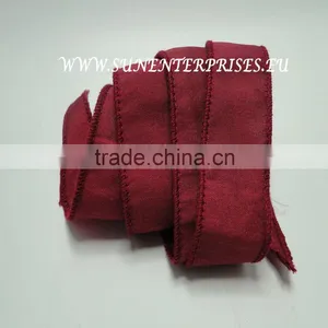 Silk Chiffon Tapers - Color 24 Red Wine thumbnail-1