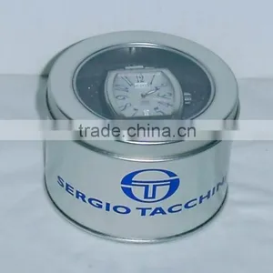 Watch Round Tin Box With PVC Window thumbnail-1