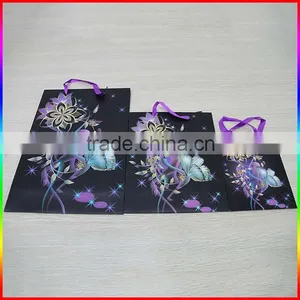 Birthday Present Custom Gift Printed Recycle Paper Shopping Bag Design thumbnail-2