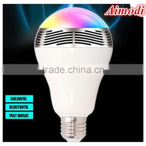 2015 NEW Lamp Speaker Wireless Portable LED Portable Speaker Bulb /Bluetooth Portable Led Light With LED Lamp Speaker thumbnail-1