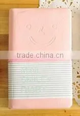 Creative 6 Colors Smile Diary Leather Cover Notebook thumbnail-2