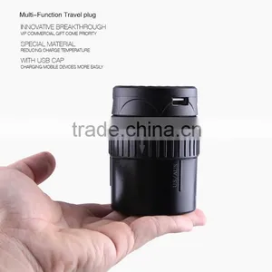 Multi Plugs Travel Adapter, Usb Electrical Plug Adapter thumbnail-3