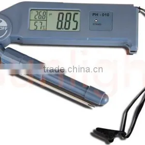 Foldable pH Meter PH/Temp./RH 3 in 1 Meter, ATC, Replaceable pH Electrode, PH-0101 thumbnail-1