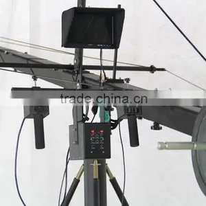Professional Broadcast 12m Triangle Jimmy Jib Camera Crane for Sony ARRI and Red Camcorder thumbnail-2