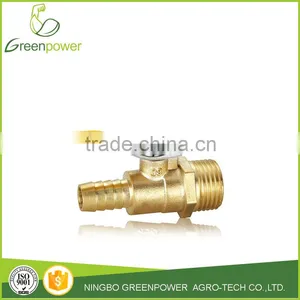 Straight Style Male Thread Brass Gas Valve thumbnail-1