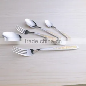 Elegant Spoon and Fork Set , Spoon and Fork Set , Chinese Soup Bowl and Spoon Set thumbnail-4