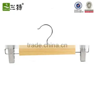 Great Quality Metal Hook Wood Trousers Hanger thumbnail-3