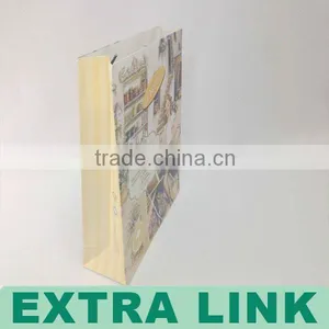 Extra Link Custom Shopping/gift/bakery Cheap Handle Kraft Paper Bag thumbnail-3